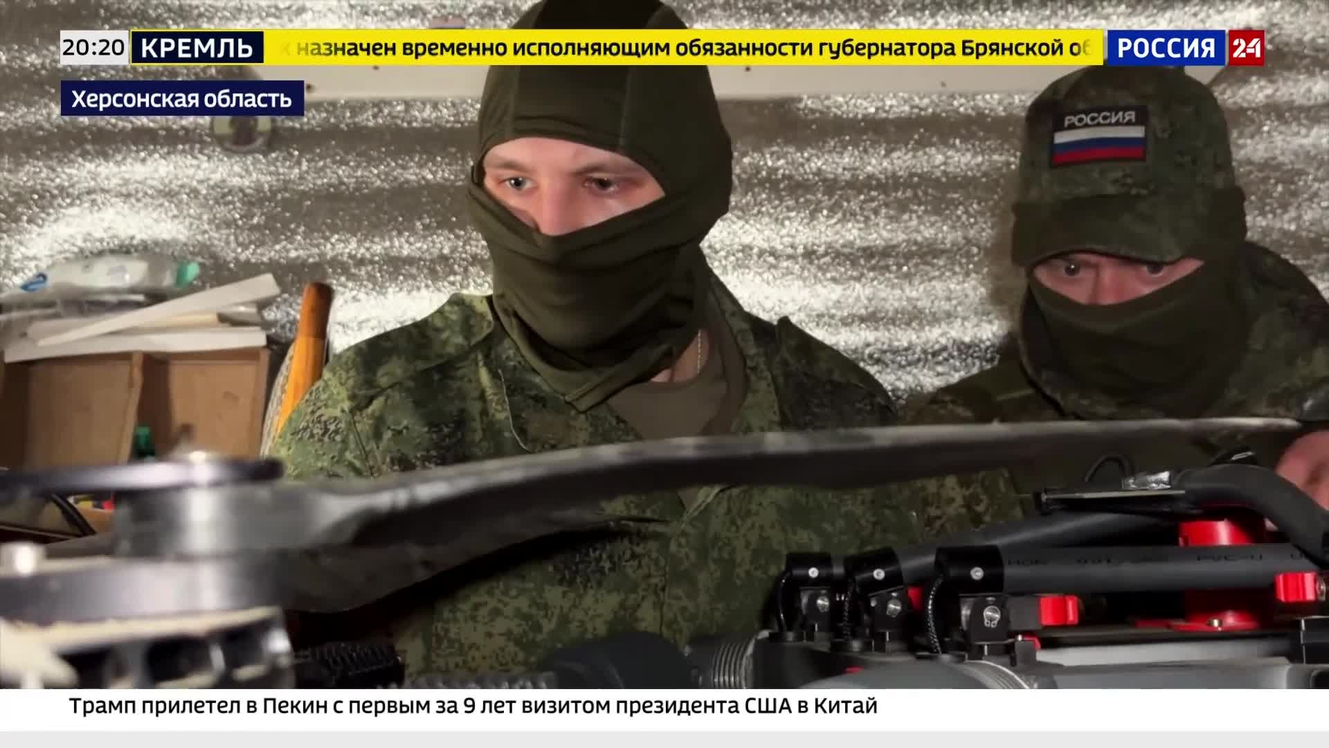 Бойцы 49-й армии сбили дрон и планируют его использование.