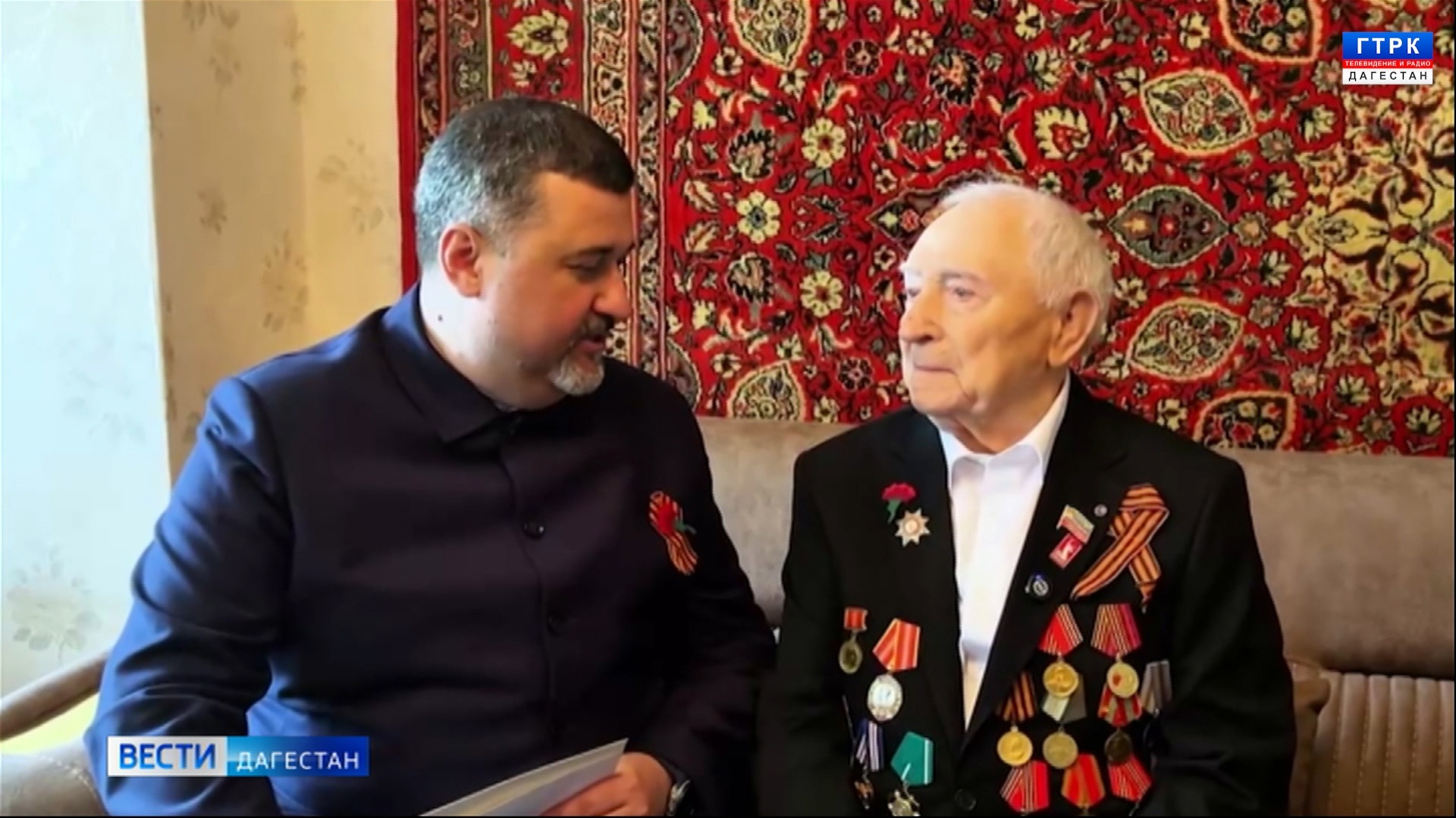Фёдор Щукин навестил участника Великой Отечественной войны Юрия Петрухина