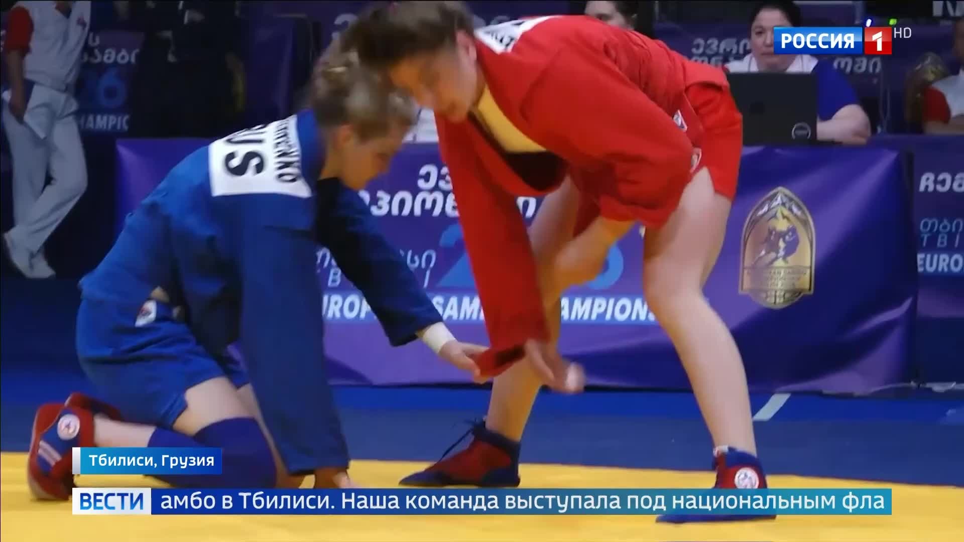 Российская сборная лидирует на чемпионате Европы по самбо в Тбилиси, завоевав 13 золотых медалей.