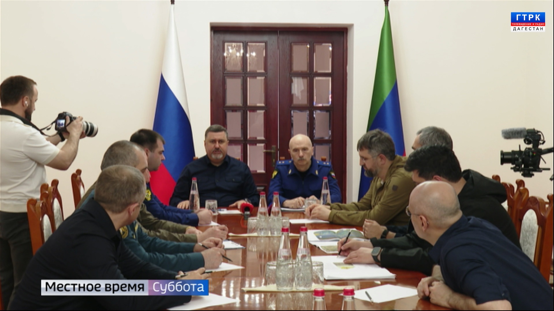В аэропорту Махачкалы подвели итоги поездки в Дербентский район