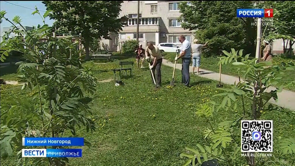Нижегородцы своими руками делают город зеленее