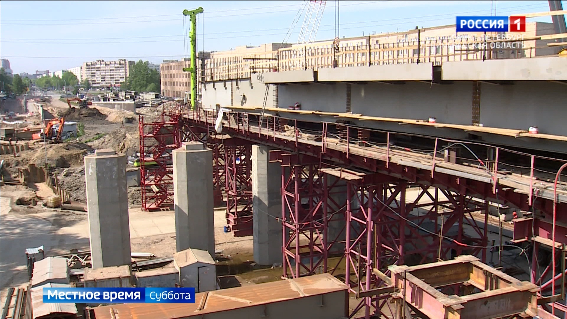 Продолжается строительство нового Цимбалинского путепровода