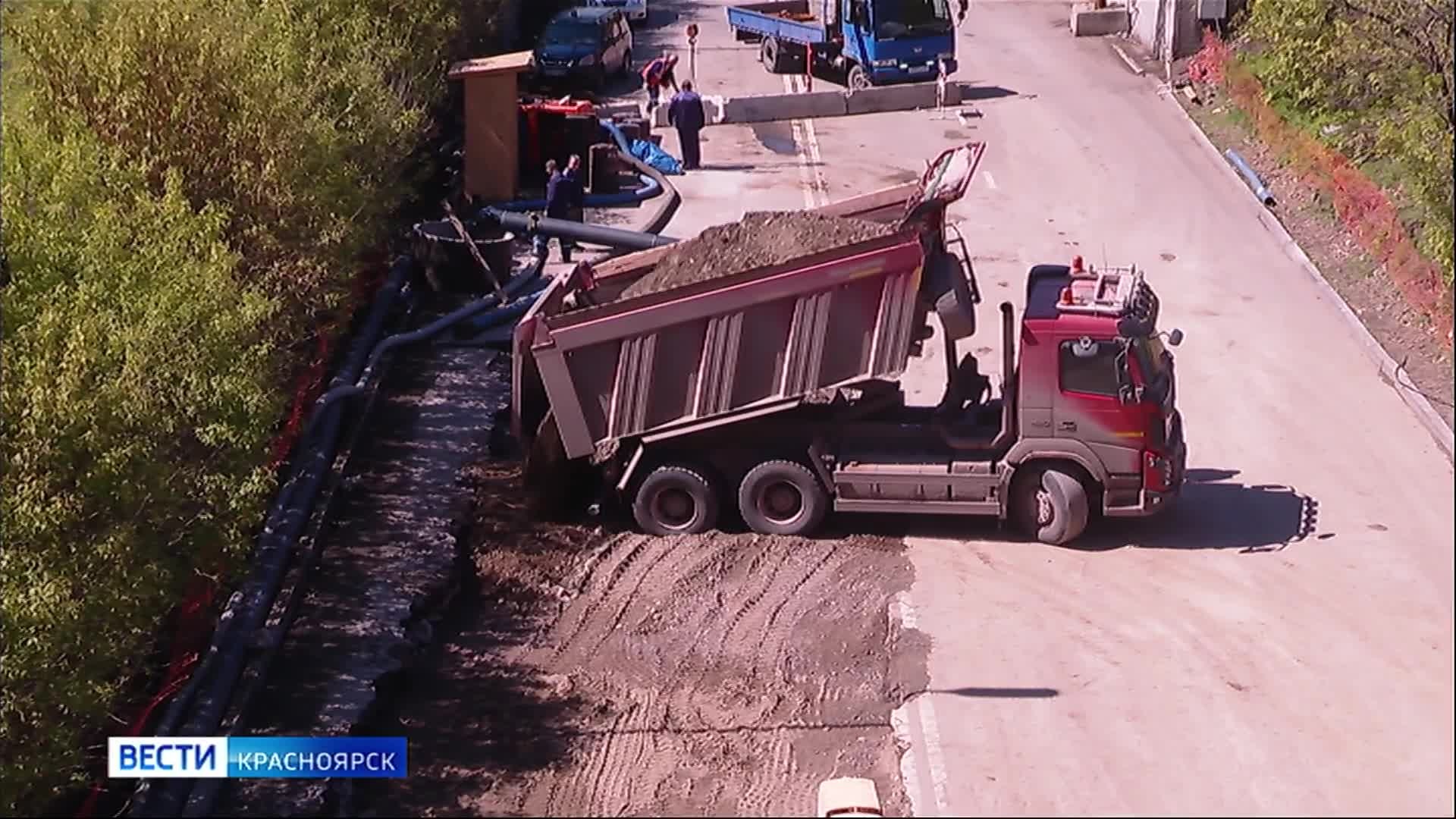 Ремонт коллектора на Семафорной в Красноярске вышел на финишную прямую