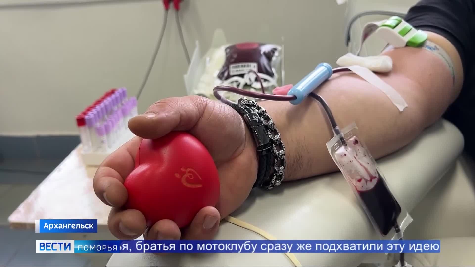 Мотоциклисты из архангельского клуба «Север» стали участниками всероссийской донорской акции «Код донора — Единство народов России»