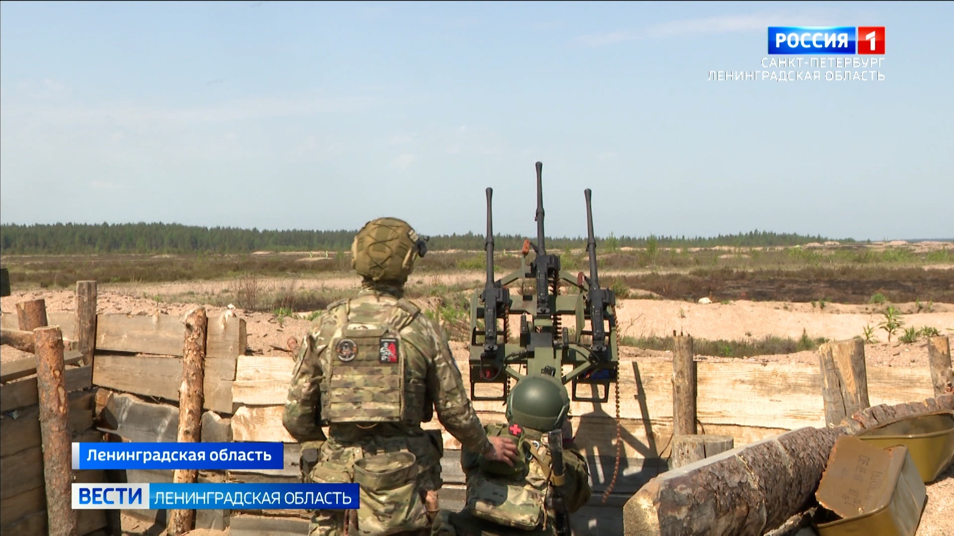На военных полигонах Ленобласти идут тренировки бойцов мобильных огневых групп