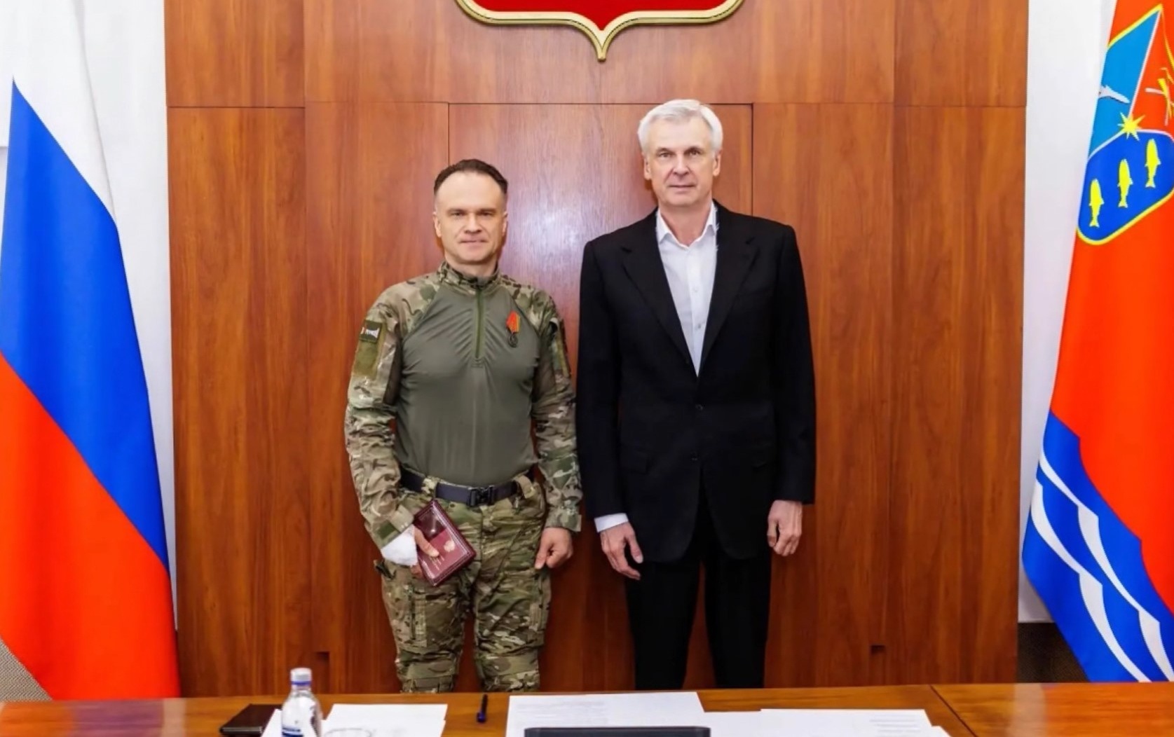Василий Шарбур награжден медалью Жукова