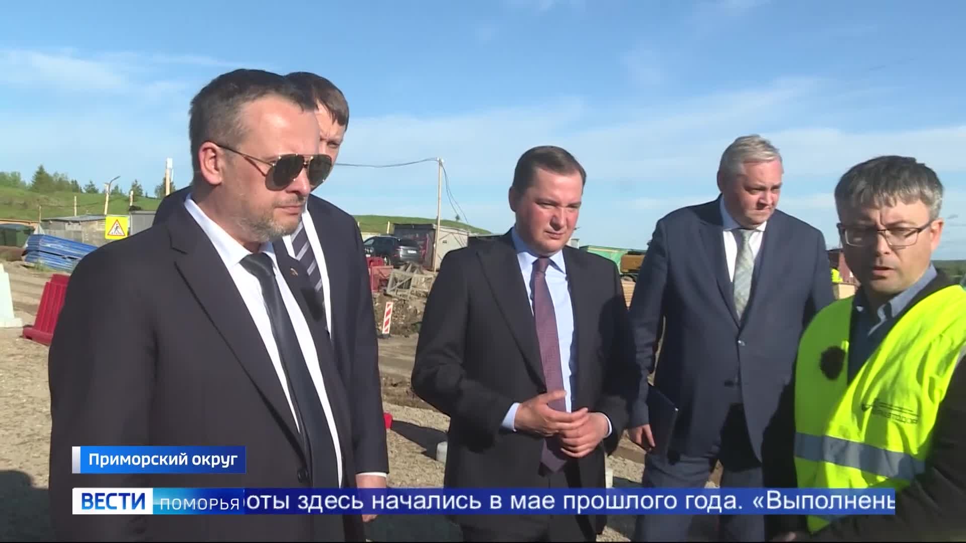 Поморье с рабочим визитом посетил министр транспорта страны Андрей Никитин