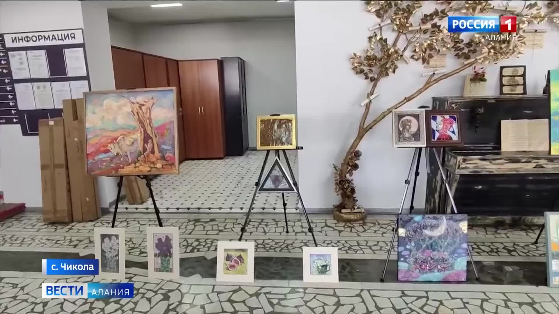 В Ирафском районе в пятый раз проходит культурно-просветительский благотворительный проект "Художники — детям гор"
