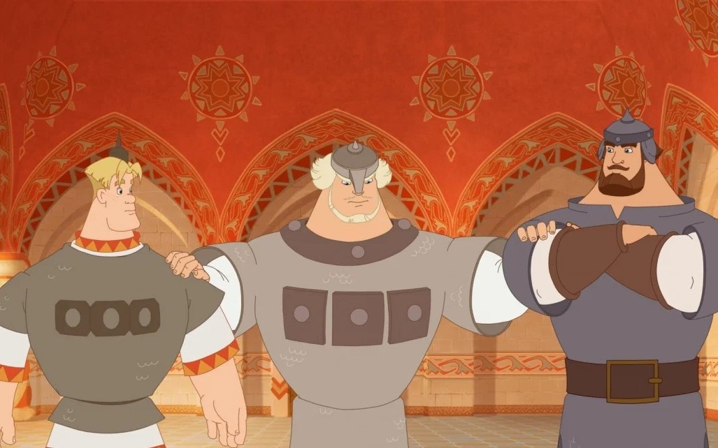 Кадр из мультфильма «Три богатыря и Шамаханская царица» (2010)