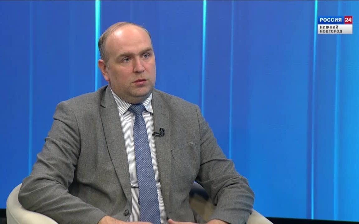 "Вести-Интервью". Гость программы - министр энергетики и жилищно-коммунального хозяйства Нижегородской области Михаил Куренков.