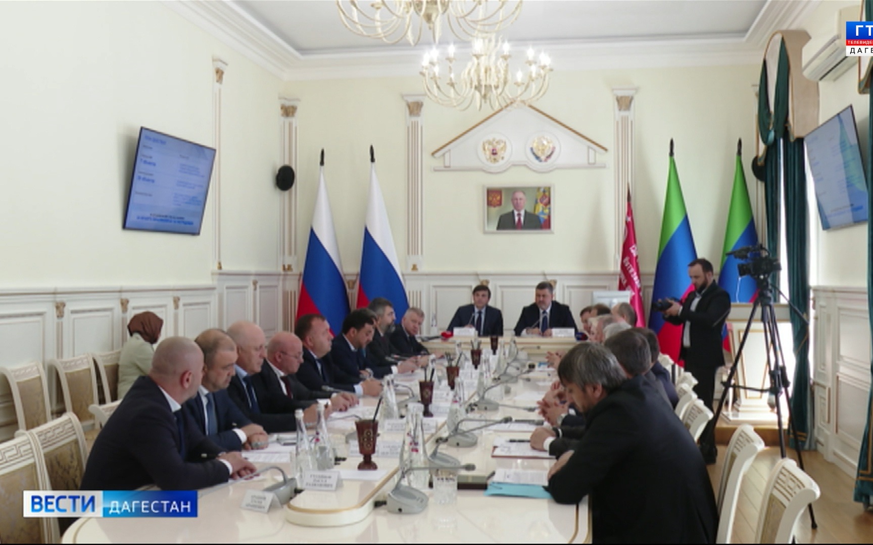 Врио главы Дагестана Федор Щукин встретился с министром просвещения России Сергеем Кравцовым