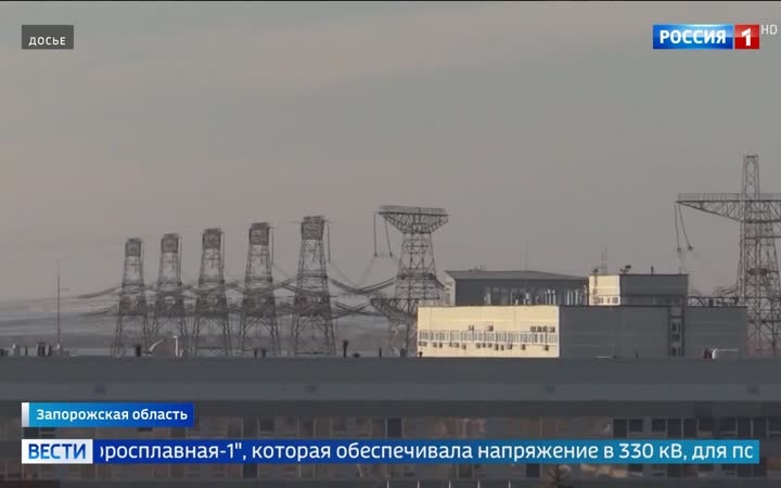Запорожская АЭС временно перешла на работу от резервных генераторов после обесточивания