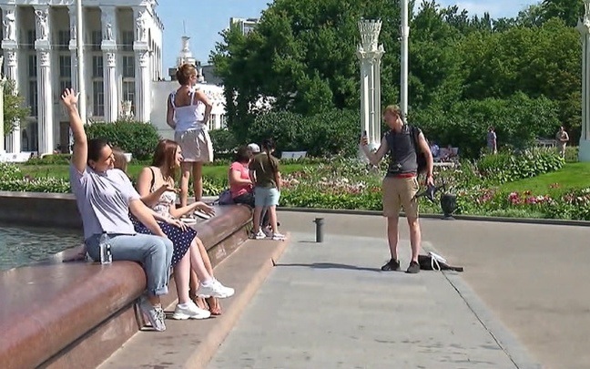 Жара в Москве и гроза в Кемерово