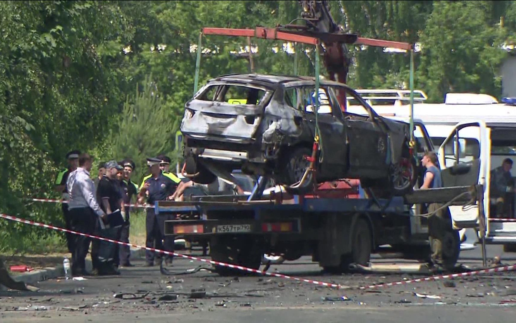 Уголовное дело возбуждено после взрыва автомобиля BMW в Балашихе