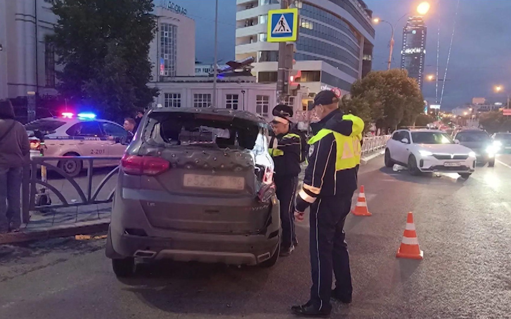 Смертельное ДТП в Екатеринбурге: автобус сбил прохожих и врезался в храм