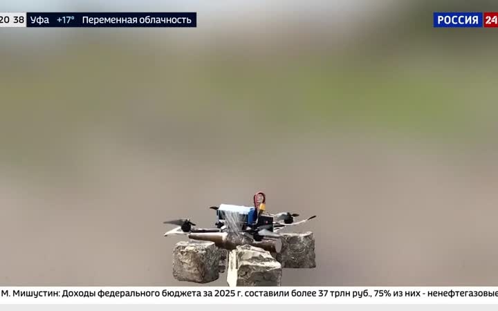 Боец "Рубикона" уничтожил танк "Леопард" дронами.