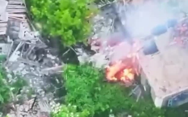 МО РФ показало видео освобождения Кутузовки в ДНР
