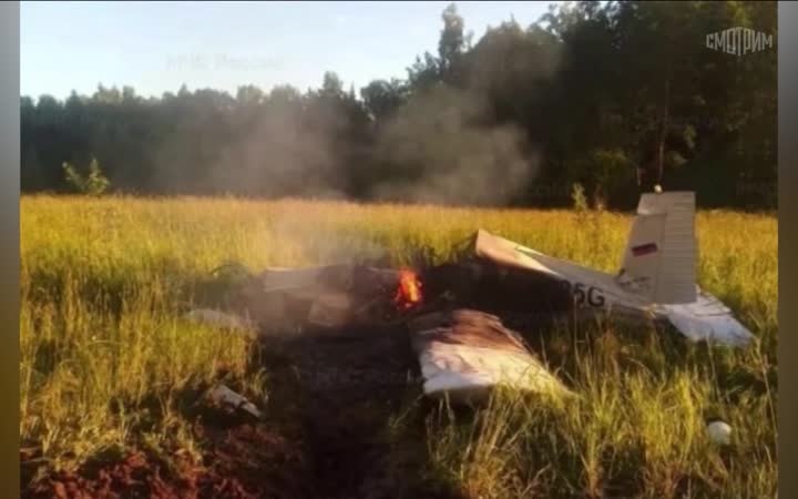 В Сергиево-Посадском округе в результате падения самолета погибли два человека