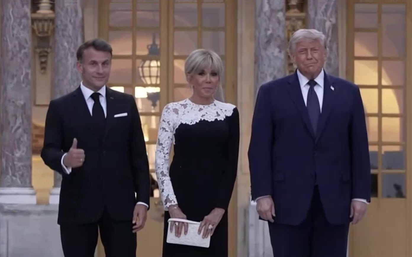 Роскошный прием Трампа в Версальском дворце