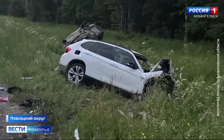В страшной аварии в Плесецком округе погибла семья