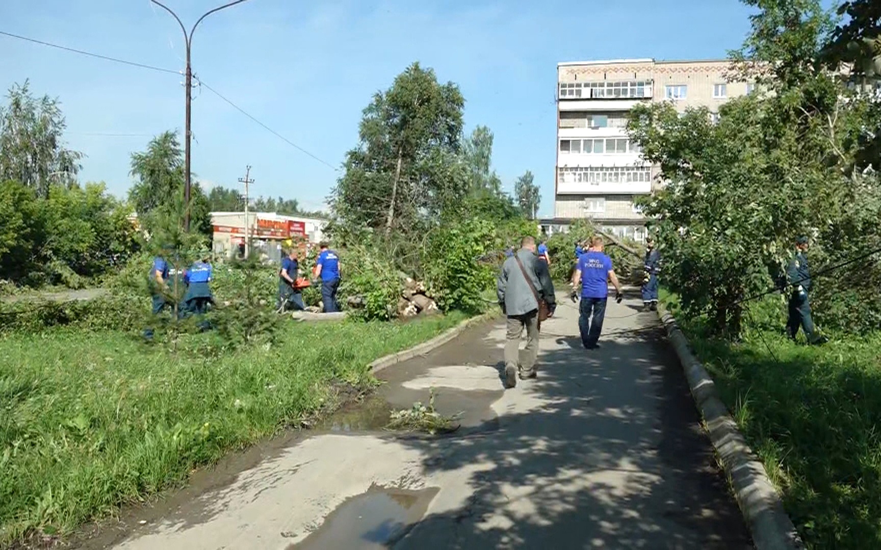 В Кушве устраняют последствия мощного смерча