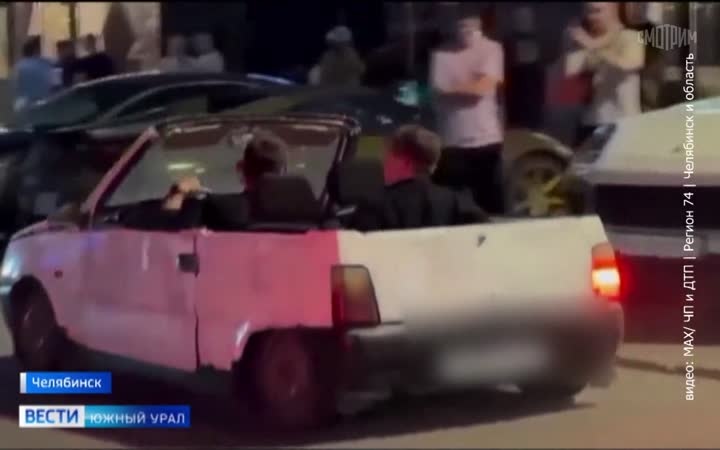 В Челябинске наказали водителя, который превратил "Оку" в кабриолет