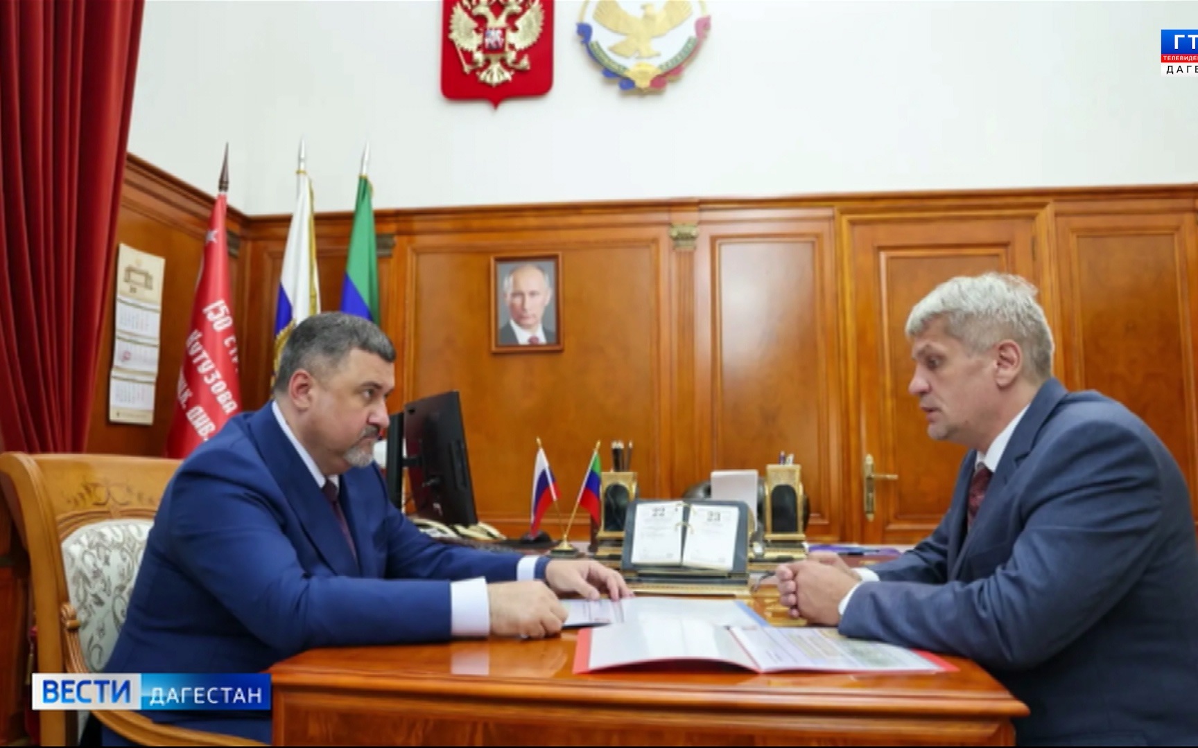 Врио главы Дагестана Федор Щукин встретился с Андреем Танаевым, представителем в Иране