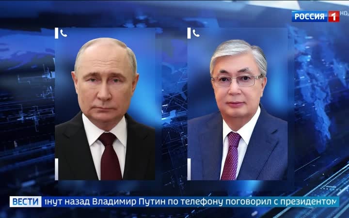 Путин и Токаев обсудили сотрудничество между Россией и Казахстаном