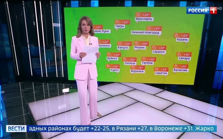 Выходные с грозами и перепадами температур: дожди в Москве и жара на юге