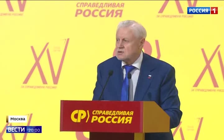 Справедливая Россия утвердила список кандидатов и программу поддержки ключевых групп населения