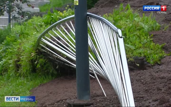 В Перми устраняют последствия сильного ливня