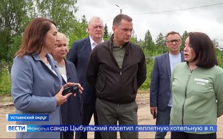 С рабочим визитом в Устьянском округе побывал губернатор Александр Цыбульский