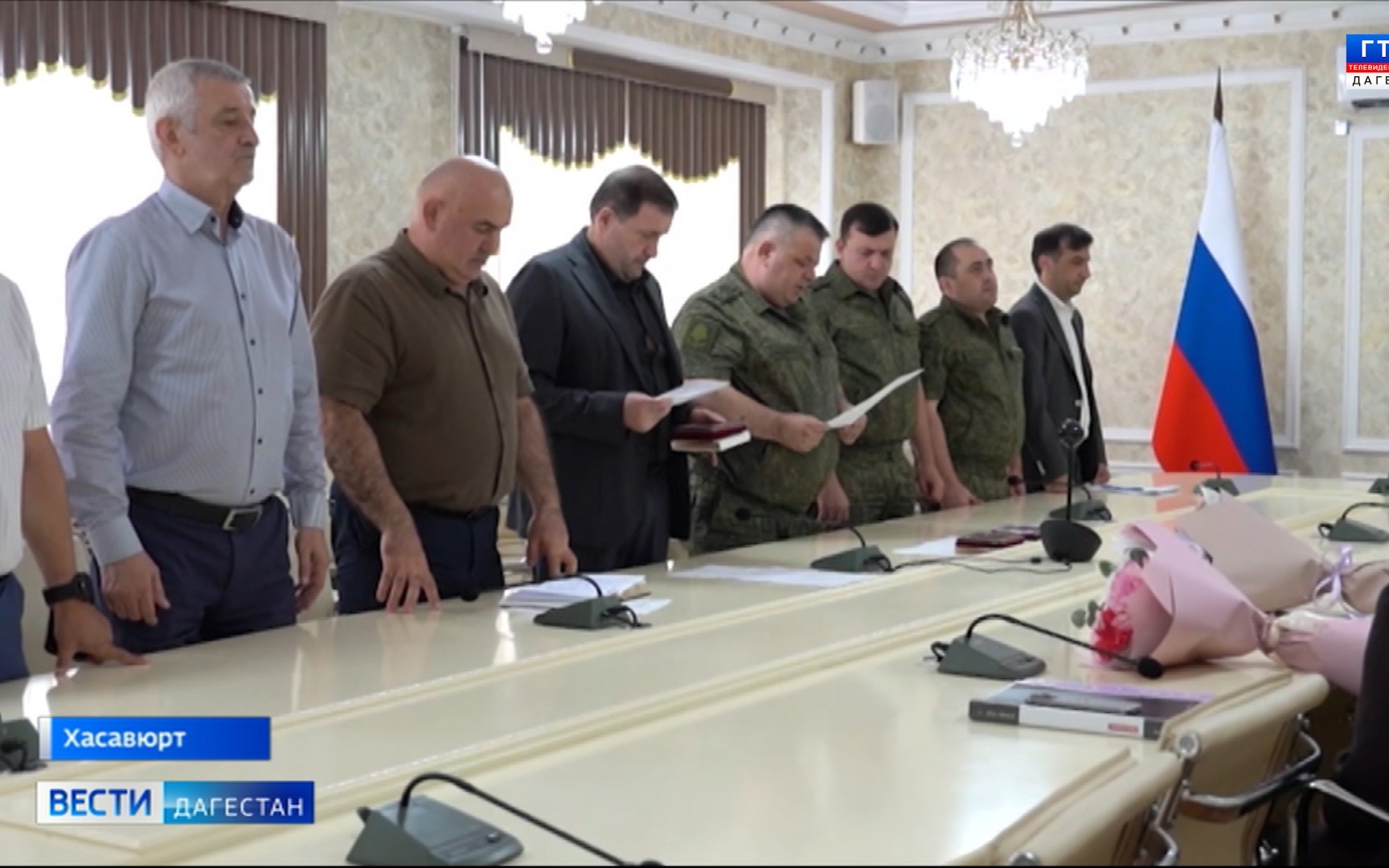 В Хасавюрте состоялась церемония передачи ордена Мужества семье Ислама Асулбегова