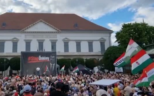 Жители Будапешта протестуют против попытки отставки президента Венгрии