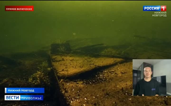 Нижегородские дайверы нашли на дне реки Тёша, предположительно две лодки-долблёнки