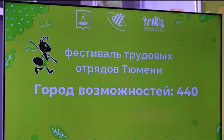 Фестиваль трудовых отрядов "Город возможностей: 440" состоялся в Тюмени