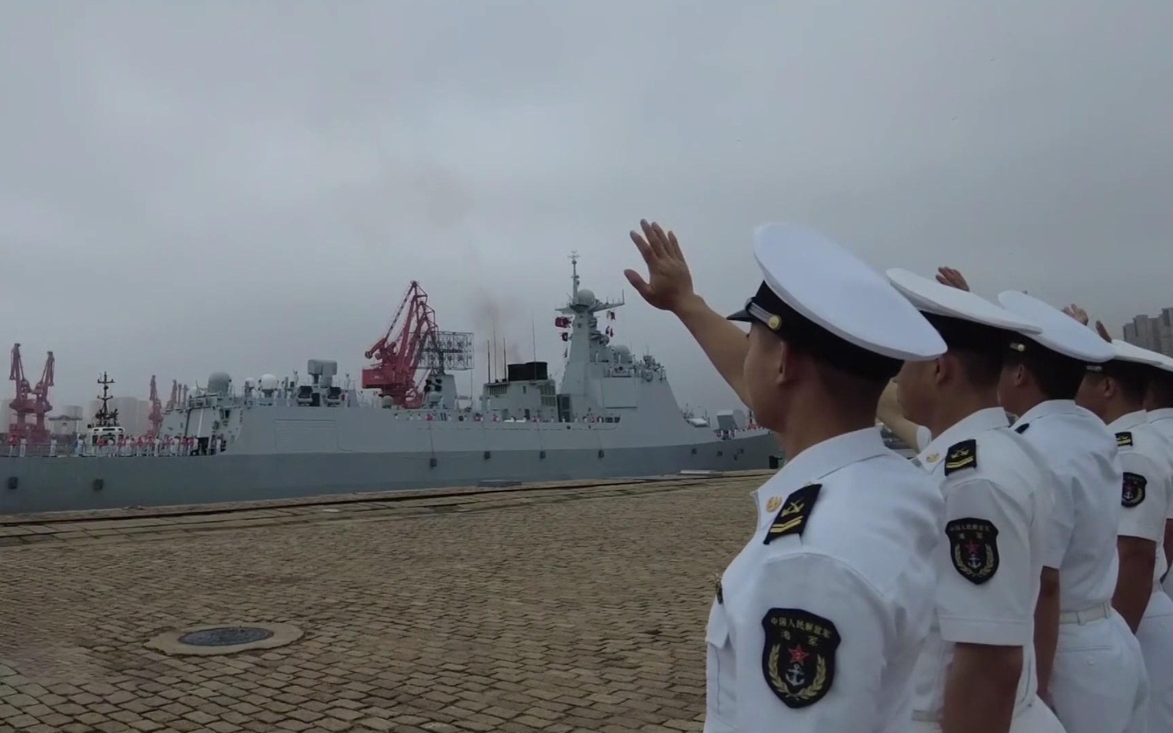 В Китае, на военно-морской базе Циндао, завершились совместные учения России и КНР "Морское взаимодействие — 2026"