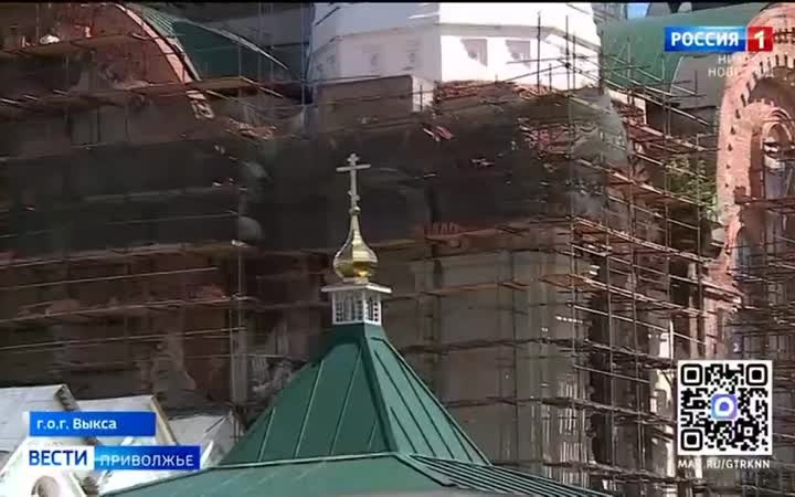 В Троицком соборе Выксунского Иверского монастыря совершена первая за 103 года Божественная литургия