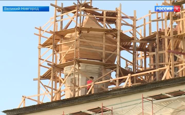 В Великом Новгороде восстанавливают первоначальный облик Воскресенского собора