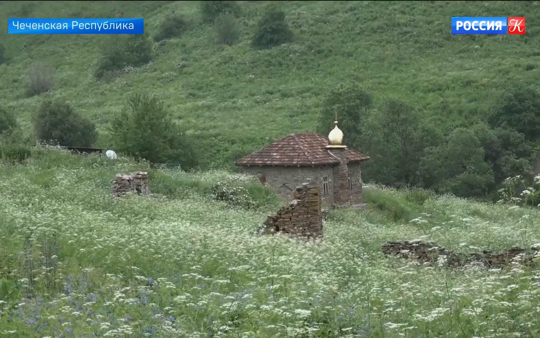 В Чечне восстанавливают башенный комплекс XII века