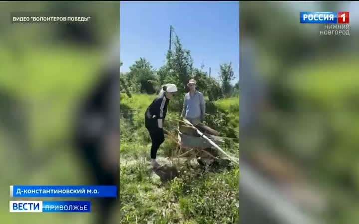 Волонтёры и участники программы «Герои. Нижегородская область» помогли благоустроить храм в селе Богоявлении