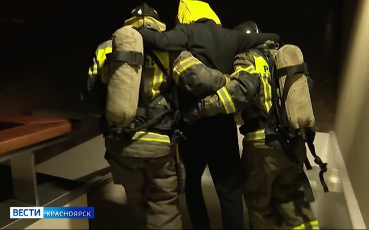 В краевой филармонии прошли пожарно-тактические учения МЧС