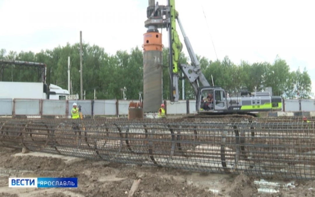 В Ярославской области строят новый путепровод на трассе «Золотое кольцо»