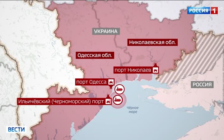 Российские удары по портовым объектам Киева и предотвращение терактов в России