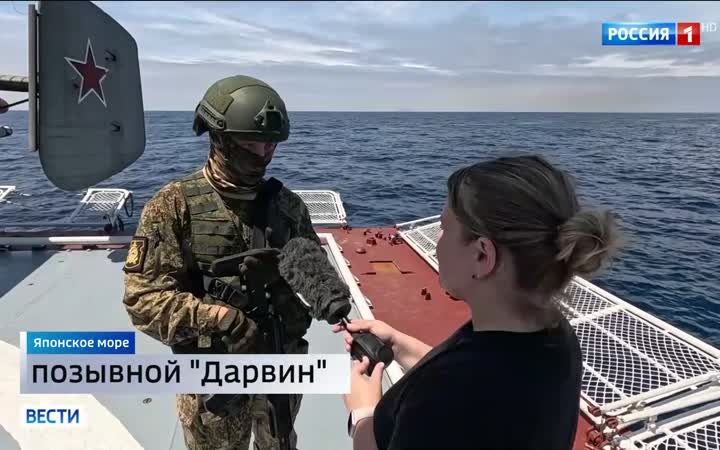 Российские и индонезийские моряки отработали совместные действия в Японском море