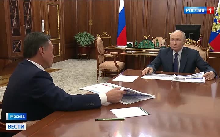 Президент провел встречу с губернатором Подмосковья