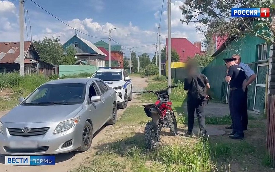 В Перми за выходные поймали 12 нарушителей на мототехнике