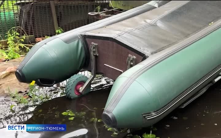 Река Пышма подтопила тюменские СНТ