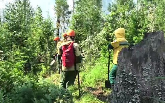 Лесные пожары окутали Салехард дымом, в Красноярском крае продолжаются тушения, в Краснодаре ливень вызвал подтопления.