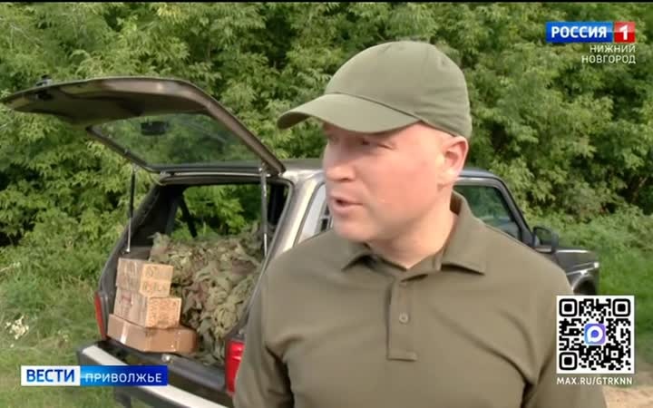 В одно из подразделений «БАРС-НН» доставили маскировочные сети и гуманитарную помощь